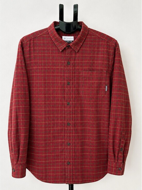 Columbia Other - Columbia Mens XXL Flannel Shirt Red Plaid Button Down Long Sleeve 080